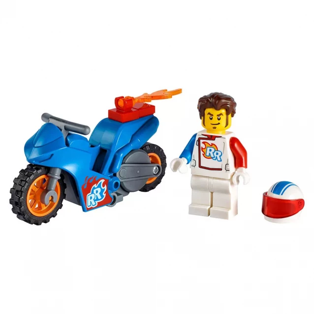 Конструктор LEGO CITY STUNTZ Каскадерский мотоцикл-ракета (60298) - 10