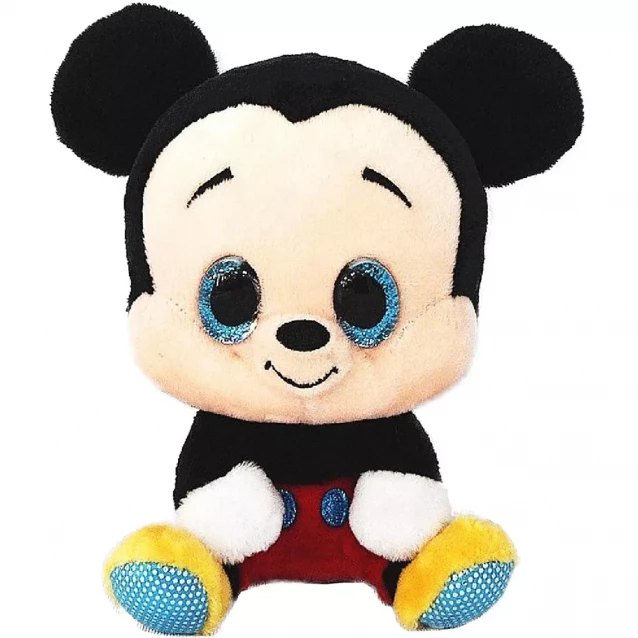 DISNEY PLUSH Мягкая игрушка Микки Маус с большими глазами 15 см - 1