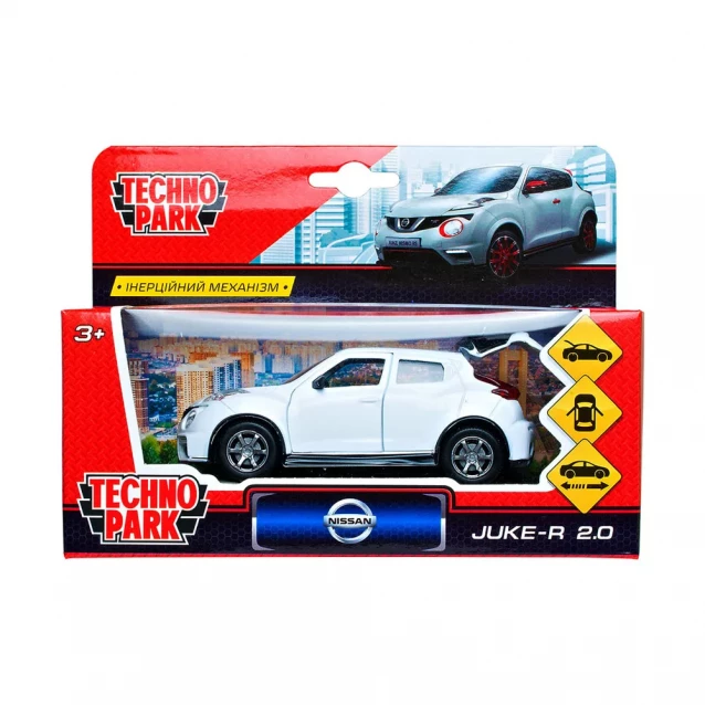 Автомодель TECHNOPARK Nissan Juke-R 2.0 белый, 1:32 (JUKE-WTS) - 7