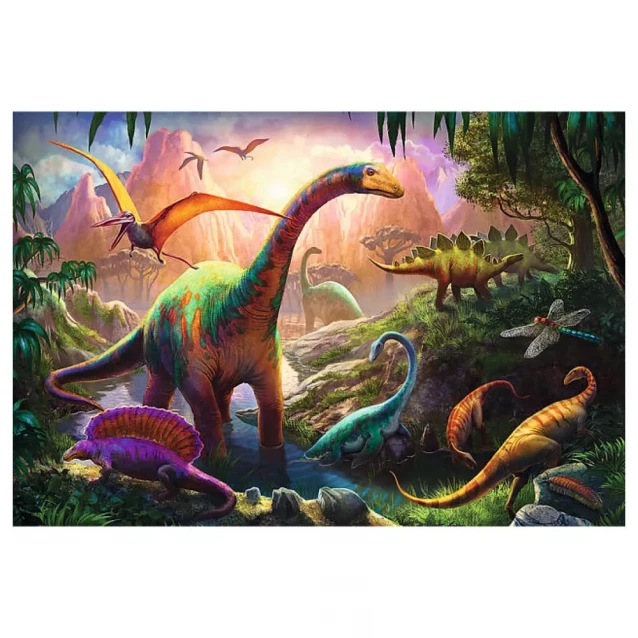 TREFL Пазли -(100 елм.) - "Планета динозаврів" / Trefl 16277 - 2