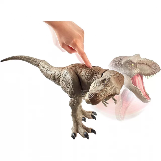 Jurassic World Величезна фігура Ті-рекс «Атакуй та кусай» з фільму «Світ Юрського періоду» GCT91 - 3
