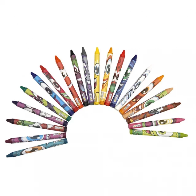 Набір ароматних воскових олівців Scentos Фруктова феєрія 20 кольорів (40277) - 3