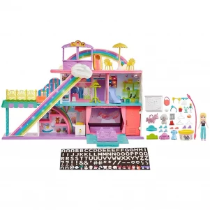 Ігровий набір Polly Pocket Веселковий торгівельний центр (HHX78)  ляльковий будиночок
