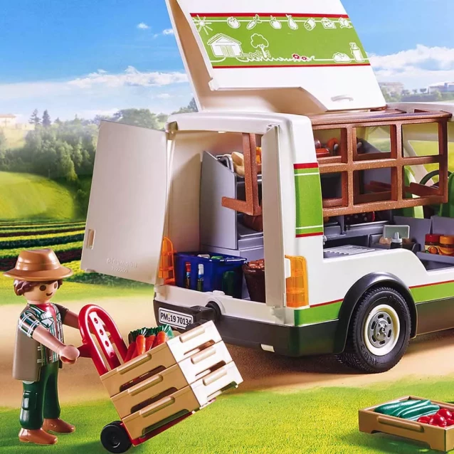 Ігровий набір Playmobil Пересувний фургон з продуктами (70134) - 5