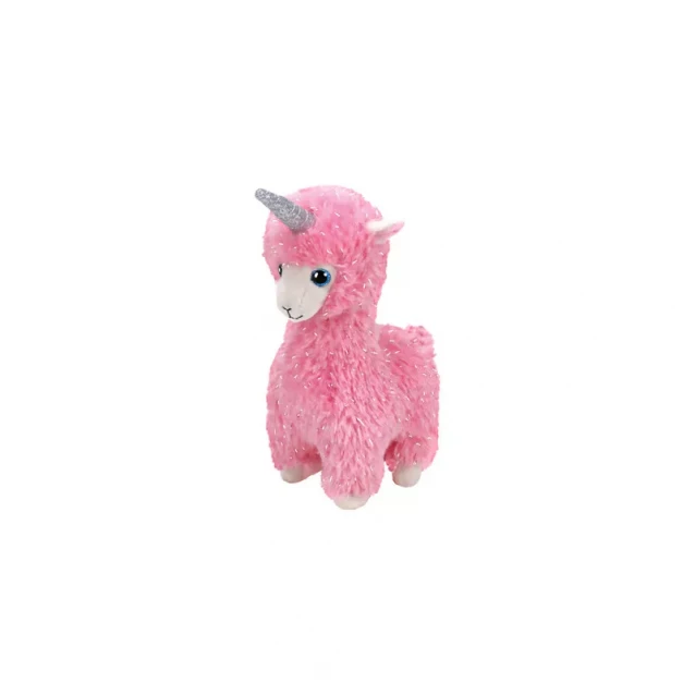 Дитяча іграшка м’яконабивна TY Beanie Babies 36282 Рожева лама "Lana" 15см - 1