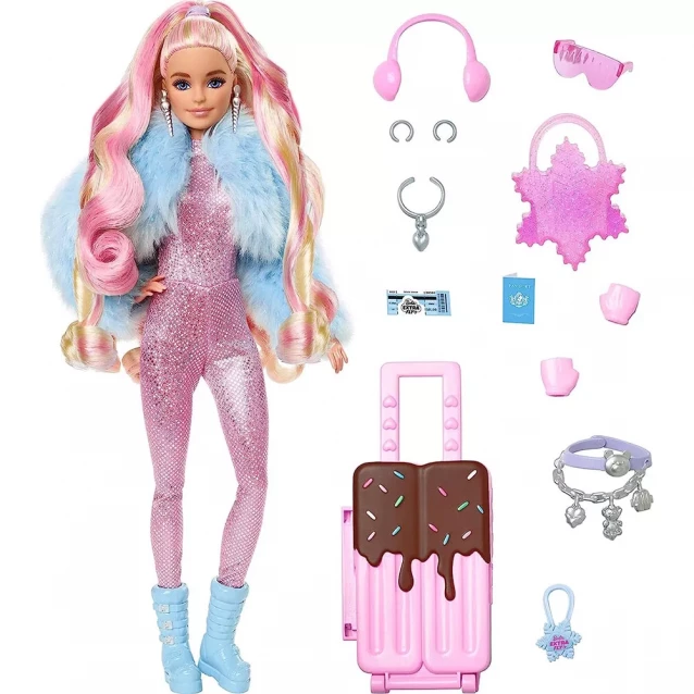 Лялька Barbie Extra Fly Зимова красуня (HPB16) - 1