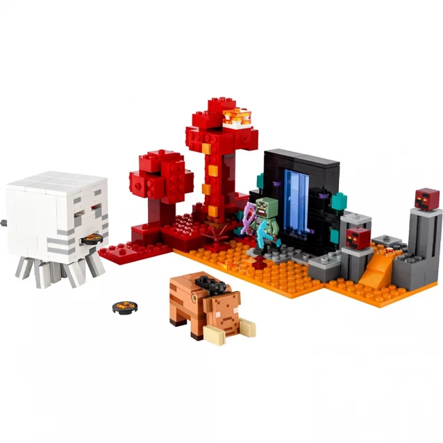 Конструктор LEGO Minecraft Засада возле портала в Нижнем мире (21255) - 3