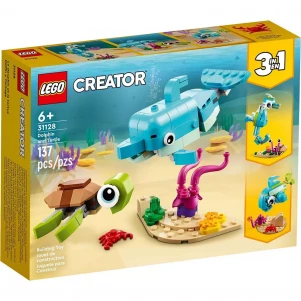 Конструктор Lego Creator Дельфін та черепаха (31128) - ЛЕГО