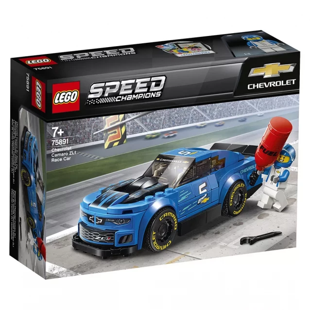 Конструктор LEGO Speed Champions Автомобіль Chevrolet Camaro Zl1 Race Car (75891) - 1