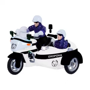 Автомодель TECHNOPARK Мотоцикл охорона (світло, звук) (CT1247/2US) дитяча іграшка