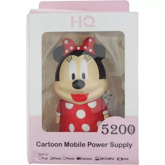 TOTO портативная батарея TBHQ-90 Power Bank 5200 mAh Emoji Minnie Mouse - 2