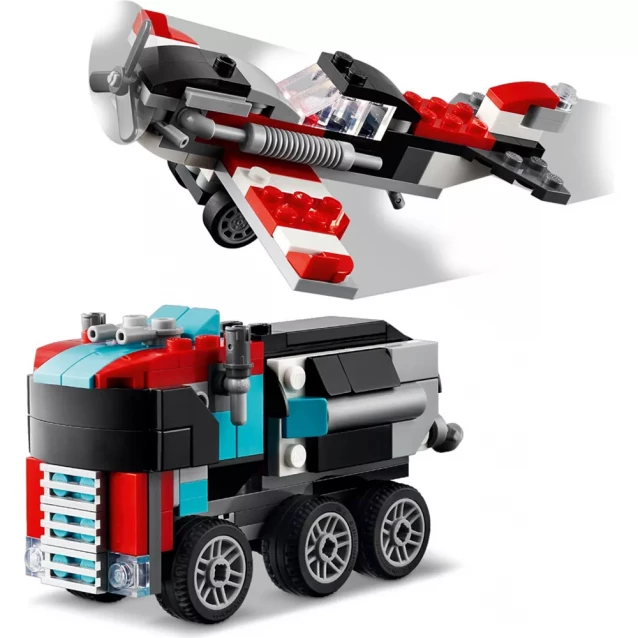 Конструктор LEGO Creator 3в1 Бортова вантажівка з гелікоптером (31146) - 6