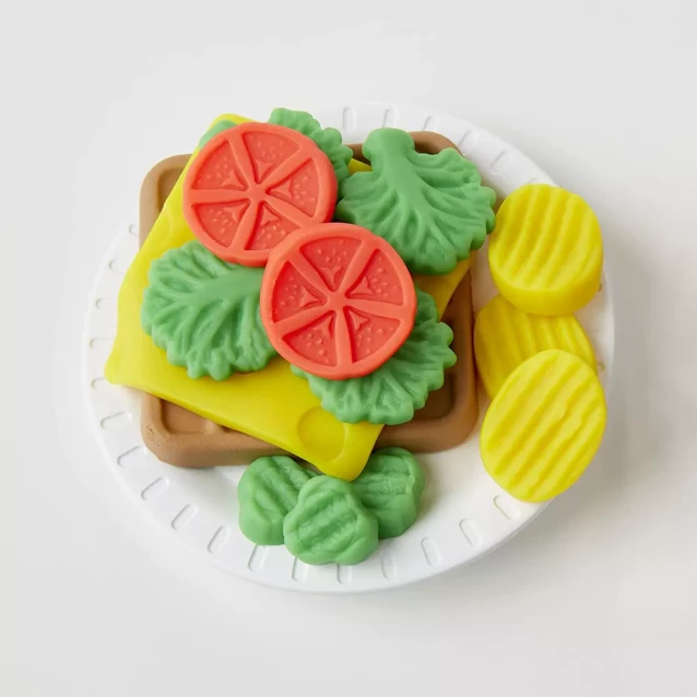 Набір для творчості із пластиліном Play-Doh Сирний сендвіч (E7623) - 5
