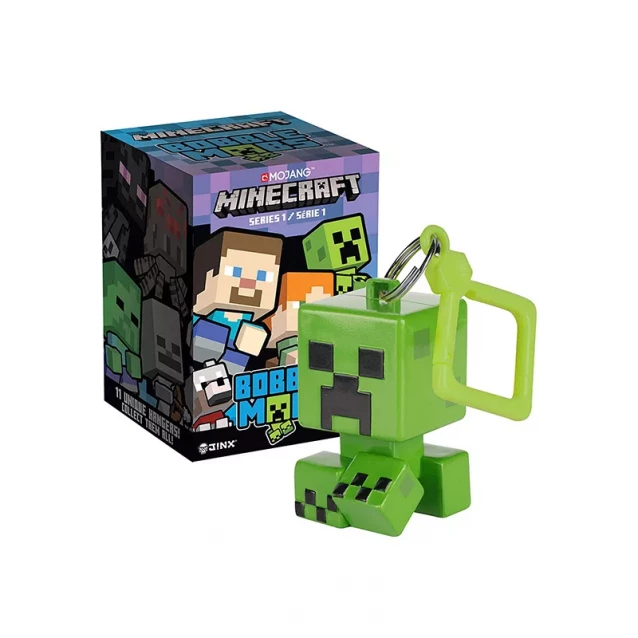 Брелок Minecraft Bobble Mobs Blind Packs Series 1-1 Box-MultiColor - 1