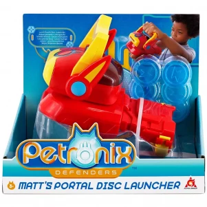 Игровой набор Petronix Defenders Портал запуска дисков Мэтта (123194) детская игрушка