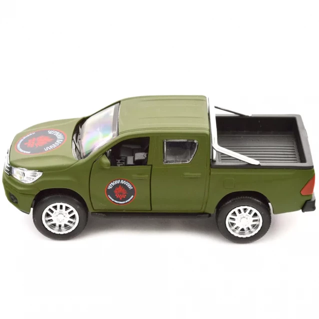 Автомодель TechnoDrive Шеврони Героїв Toyota Hilux Червона Калина (KM6119) - 2
