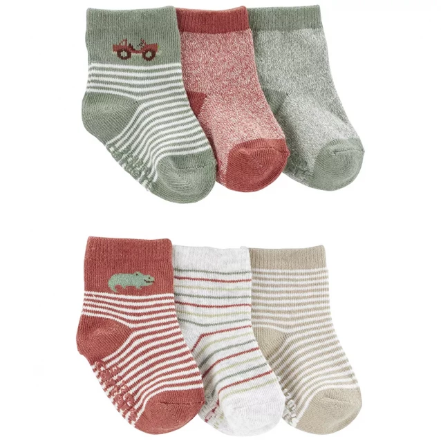 Шкарпетки Carter's для хлопчика 46-61 см 6 шт (1N093610_0-3) - 1