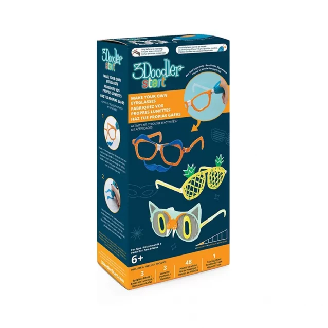 Аксесуари для 3D-ручки 3Doodler Start Модні окуляри (8SMKEYEG3R) - 2