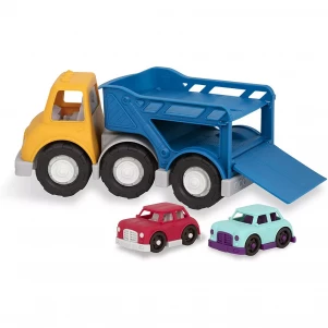 Набір машинок Battat Автовоз + 2 машинки (VE1020Z) дитяча іграшка
