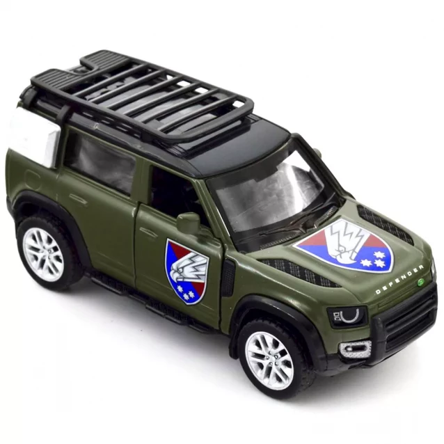Автомодель TechnoDrive Шеврони Героїв Land Rover Defender 25 ОПДБр (250289M) - 7