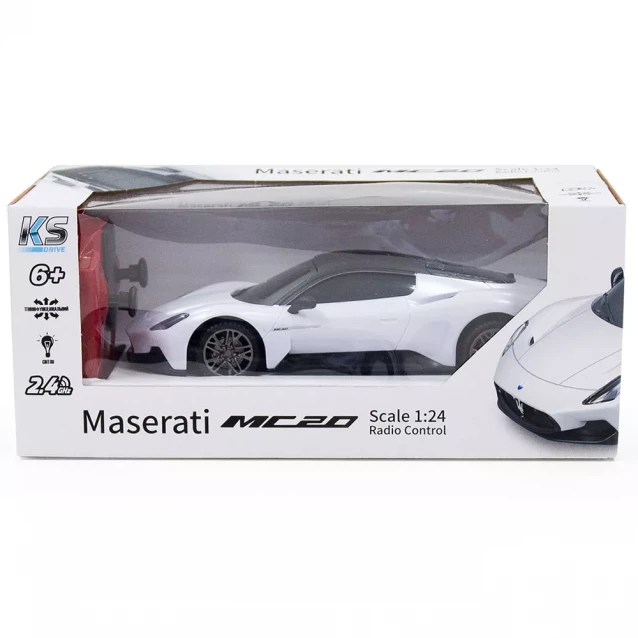 Автомодель KS Drive Maserati MC20 1:24 на радиоуправлении белый (124GMMW) - 9