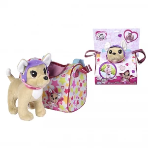 Мягкая игрушка Chi Chi Love Песик с сумочкой и защитным шлемом (5890036) детская игрушка