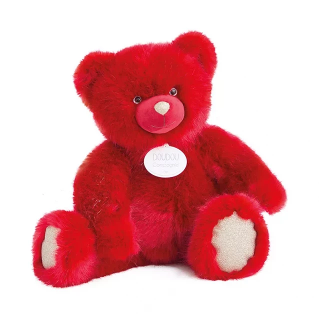 М'яка іграшка Doudou Ведмедик 60 см червоний (DC3411) - 1