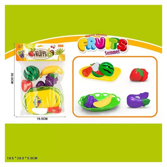 Набір продуктів іграшковий Країна іграшок Овочі, фрукти (326-B69) - 1