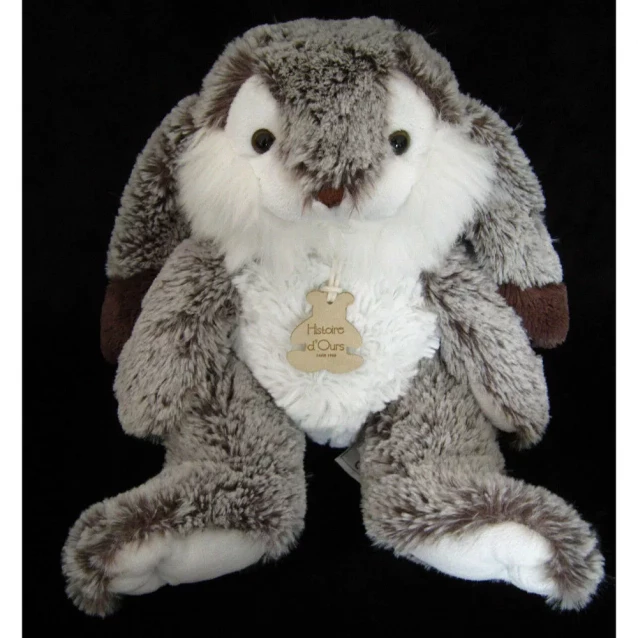 Мягкая игрушка Doudou Кролик 30 см (HO2061) - 4