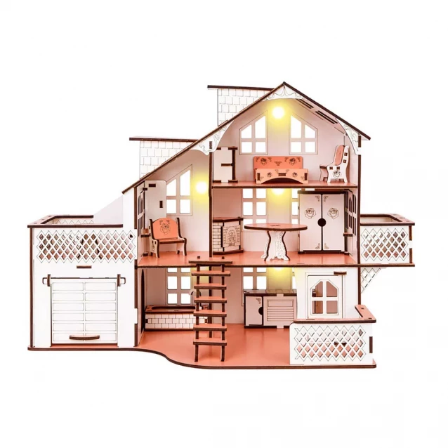 Кукольный дом GoodPlay с гаражом и подсветкой (В011) - 2