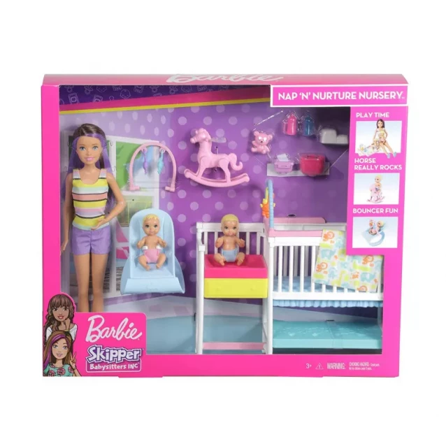 MATTEL BARBIE Набор Barbie Детская комната из серии Уход за малышами в ас. - 5