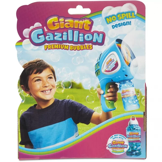 Генератор мильних бульбашок Gazillion Гігант автоматичний бластер 118 мл (GZ36444) - 2