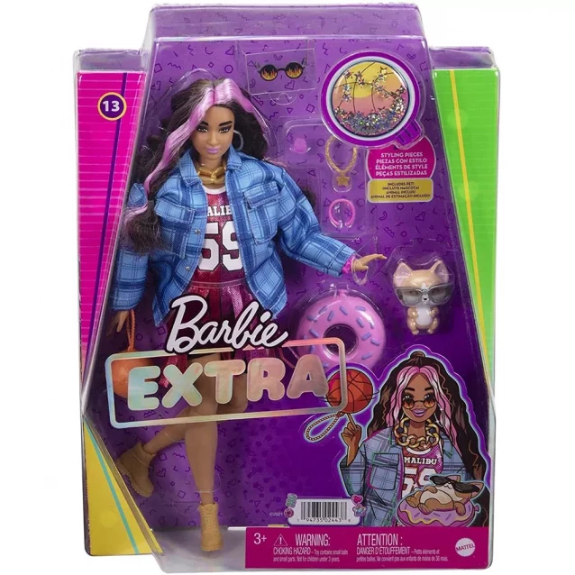 Кукла Barbie "Экстра" в баскетбольном наряде (HDJ46) - 2