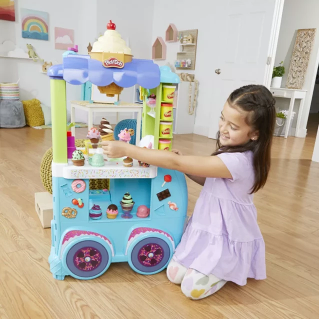Набор для творчества с пластилином Play-Doh Машинка с мороженым (F1039) - 7
