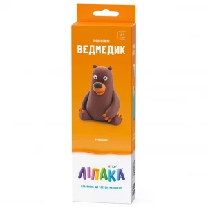 Пластилін Ліпака Лісові звірі: Ведмідь (30105-UA01) дитяча іграшка