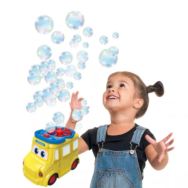 Wanna Bubbles Мильні бульбашки "Баббл генератор, шкільний автобус", 118 мл BB418 - 5