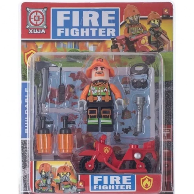 Space Baby Іграшковий набір фігурка-конструктор з байком і аксесуарами серії Fire в асортименті SB1031 - 1