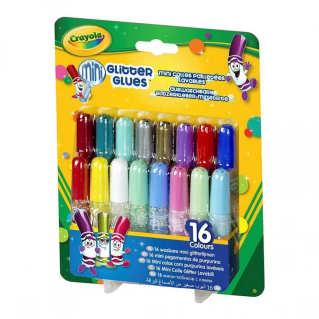 Маркери декоративні Crayola з блискітками 16 шт (69-4200) - 1