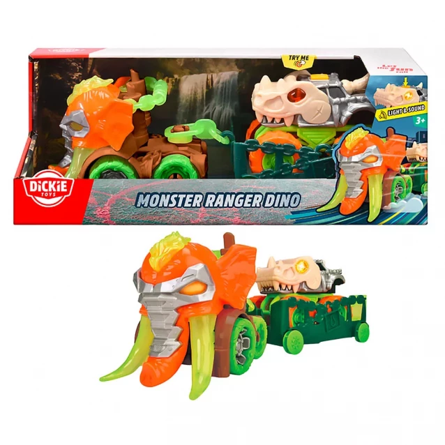 Машинка Dickie Toys Монстр Рейнджер Діно (3755005) - 1