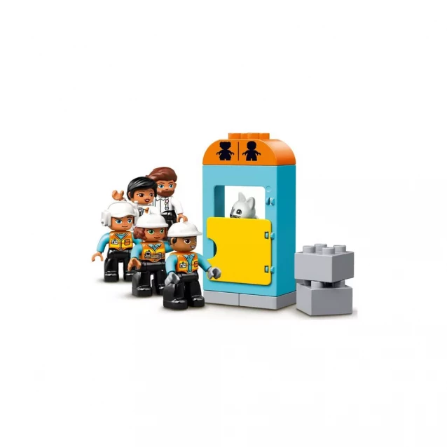 Конструктор LEGO Duplo Подъемный кран и строительство (10933) - 8