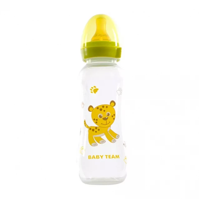 Бутылочка для кормления Baby Team с латексной соской 250 мл, 0+ (1310) - 3