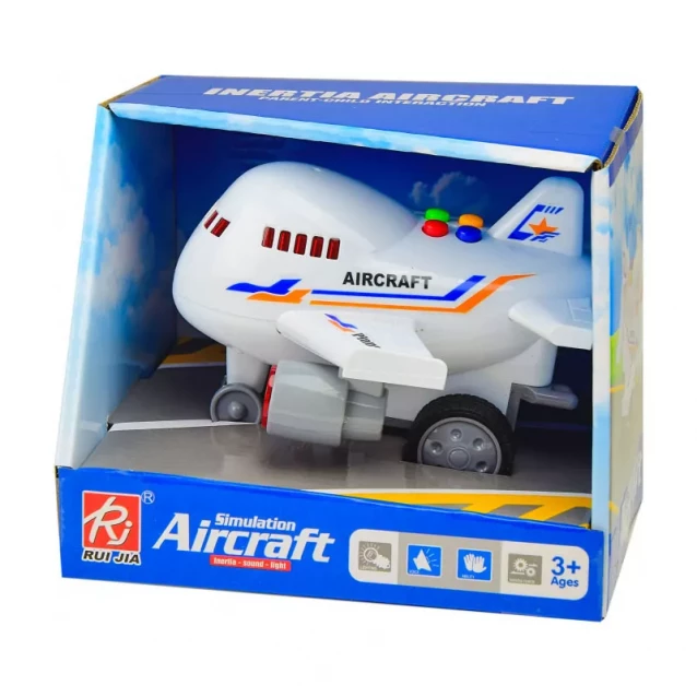АВТОПРОМ самолет арт. RJ6687A, свет, звук, в коробке 14 × 17 × 14 см - 3