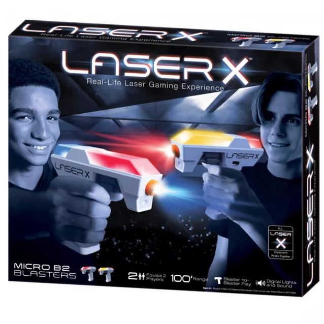 Набір для лазерних боїв Laser X LASER X MICRO для двох гравців (87906) - 1