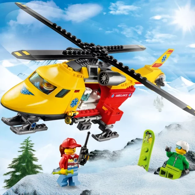 Конструктор LEGO City Вертолет Скорой Помощи (60179) - 6