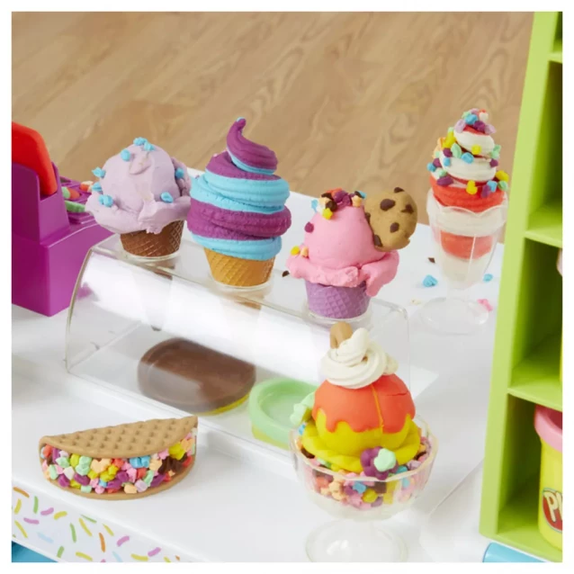 Набір для творчості з пластиліном Play-Doh Машинка з морозивом (F1039) - 10