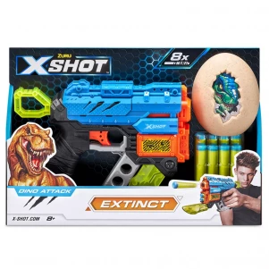 Бластер X-Shot Dino Attack Extinct Blue (4870R) дитяча іграшка