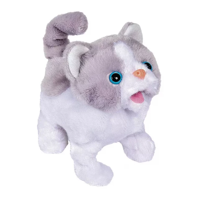 CCL М’яка іграшка "Кошеня", що ходить, нявкає та виляє хвостиком, 15 см., 3+ - 1