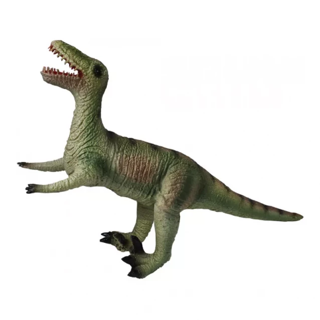 Динозавр Велоцираптор, сірий, 32 cm (см) - 1