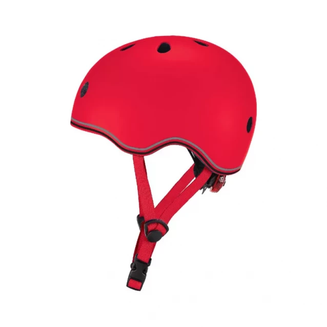 GLOBBER Шлем защитный детский EVO LIGHTS (красный, с фонариком, 45-51 см) - 1
