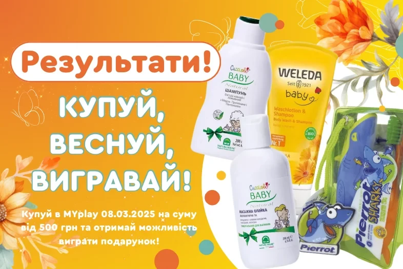 Результати розіграшу Результати розіграшу